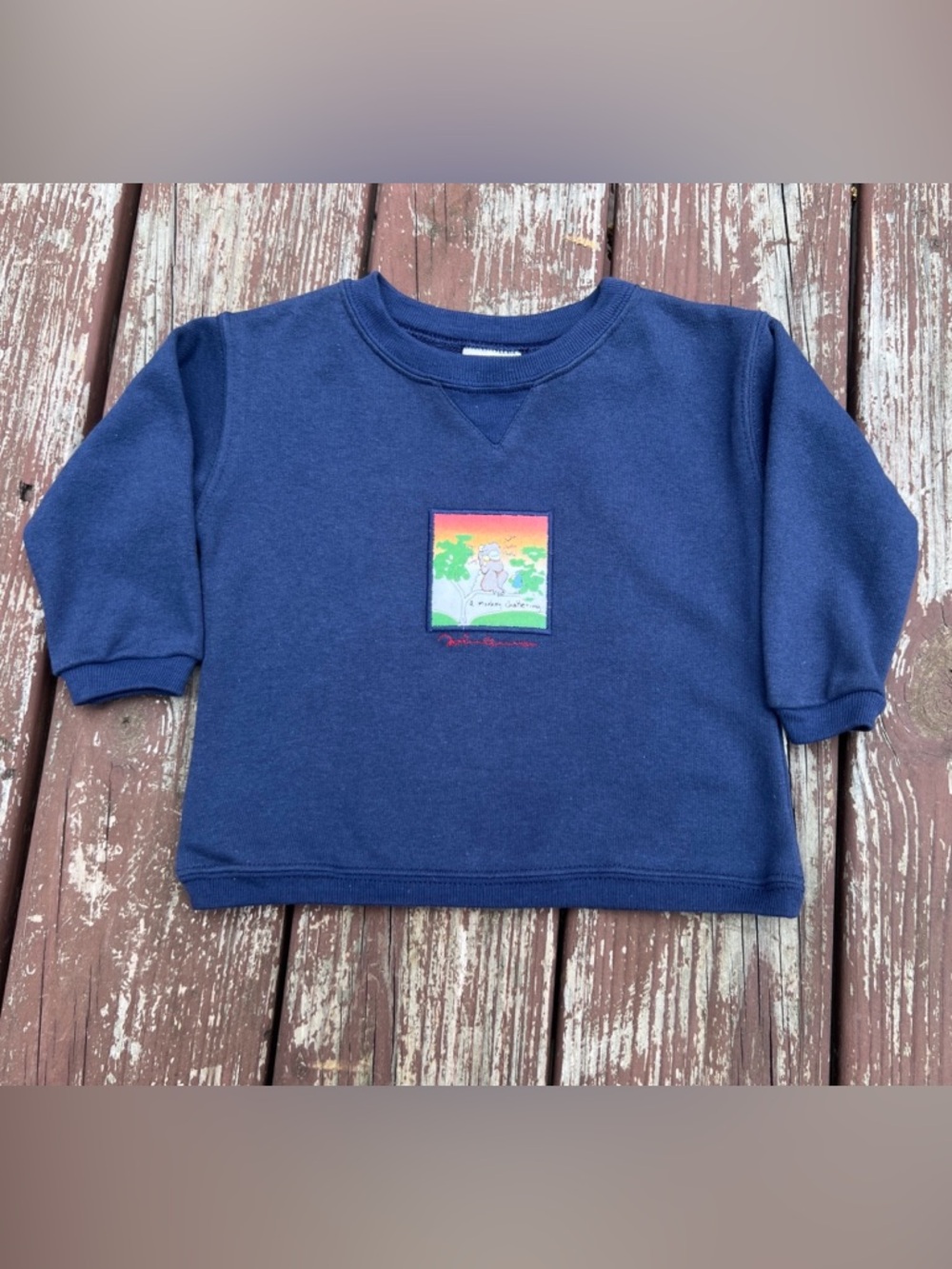 Carter's Real Love John Lennon A Monkey Chattering L/S Sweatshirt|Sz: 9-12 Mos